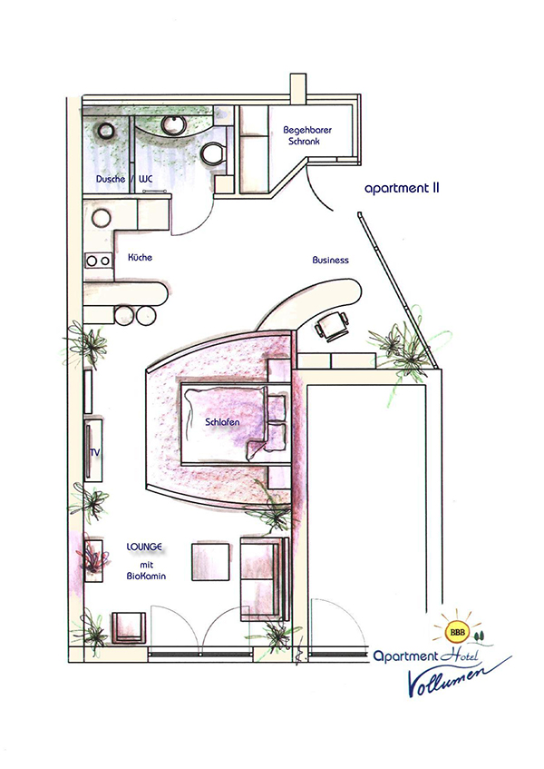 Apartment Hotel Vollumen A2 Bild1
